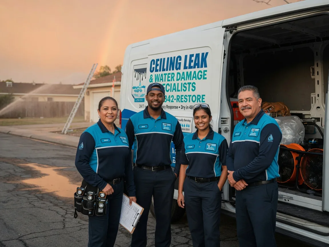 Ceiling Leak Cleanup company in Ryder, ND